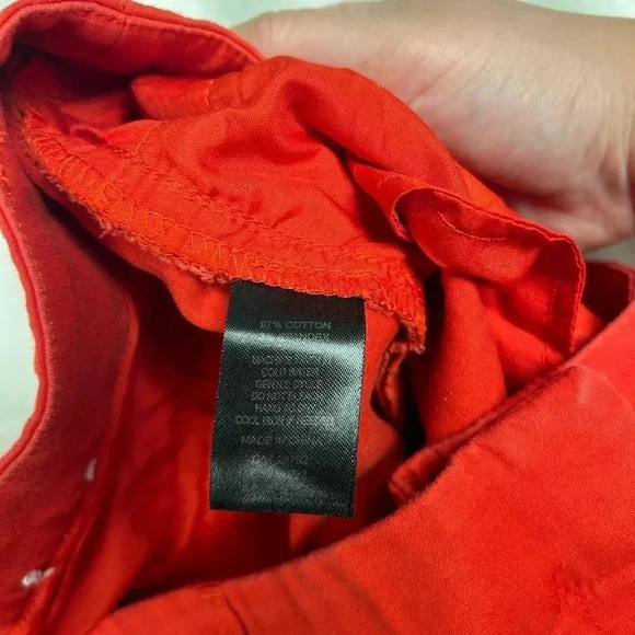 Women’s Dalia Red Ankle Pants Size 16 - Picture 4 of 6